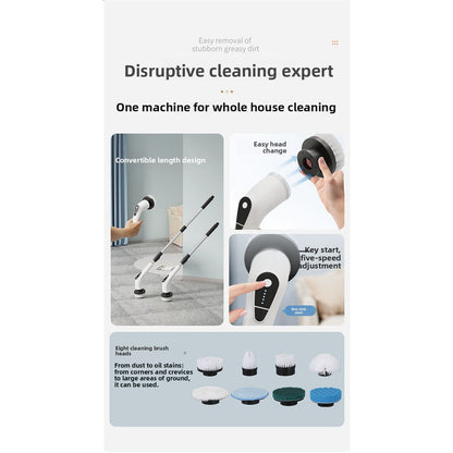Electric Cleaning Brush Multifunctional Handheld Scrubber