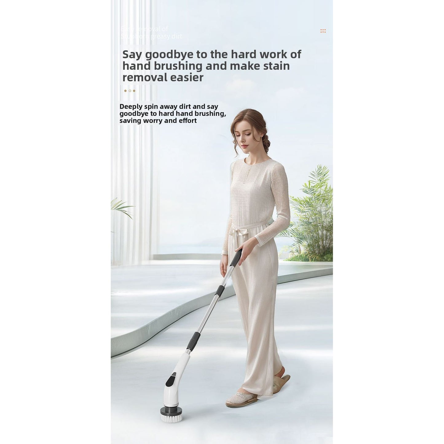 Electric Cleaning Brush Multifunctional Handheld Scrubber