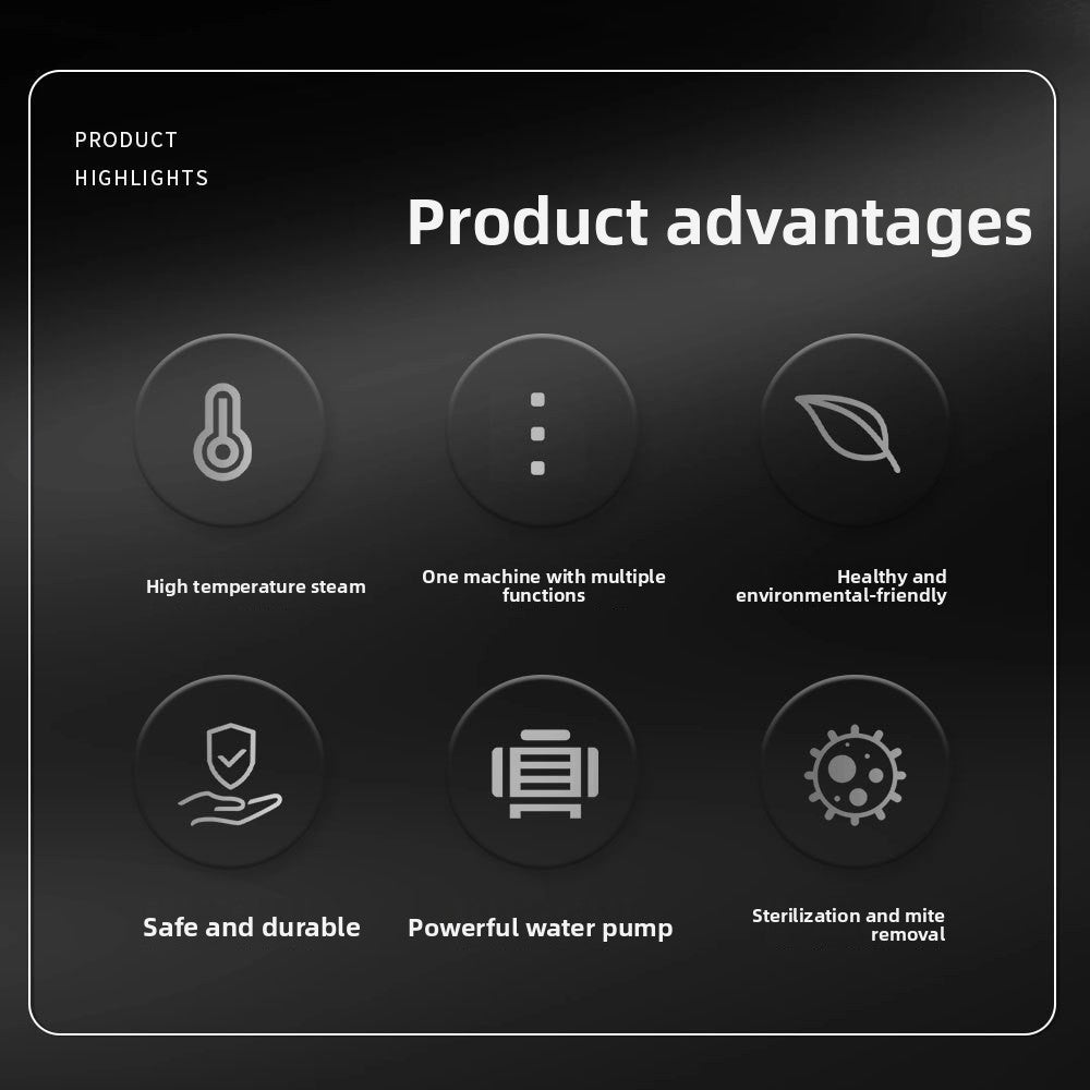 High-temperature and high-pressure steam cleaner