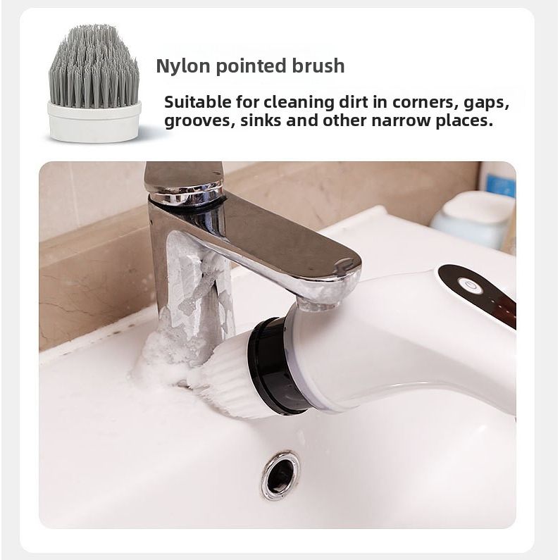 Electric Cleaning Brush Multifunctional Handheld Scrubber
